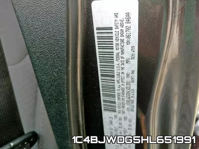 1C4BJWDG5HL651991 фото 2