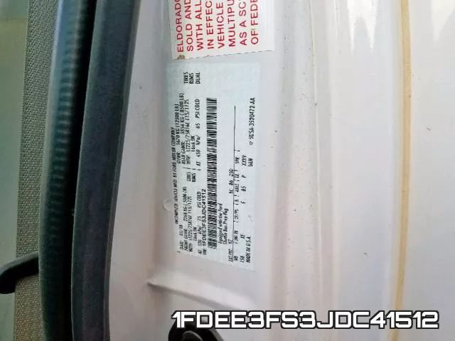 1FDEE3FS3JDC41512 фото 2