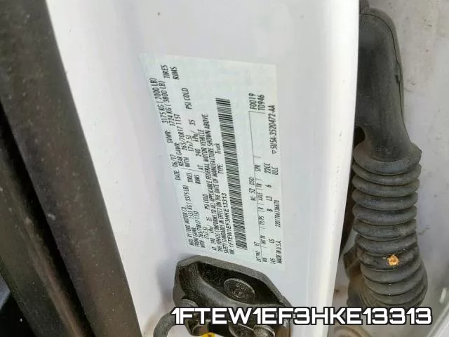 1FTEW1EF3HKE13313 фото 2