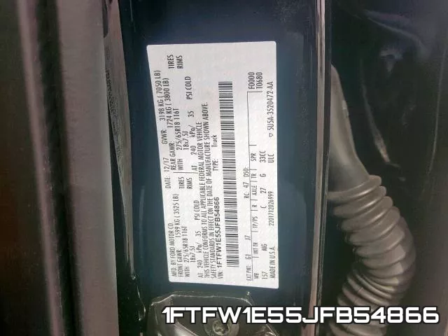 1FTFW1E55JFB54866 фото 2