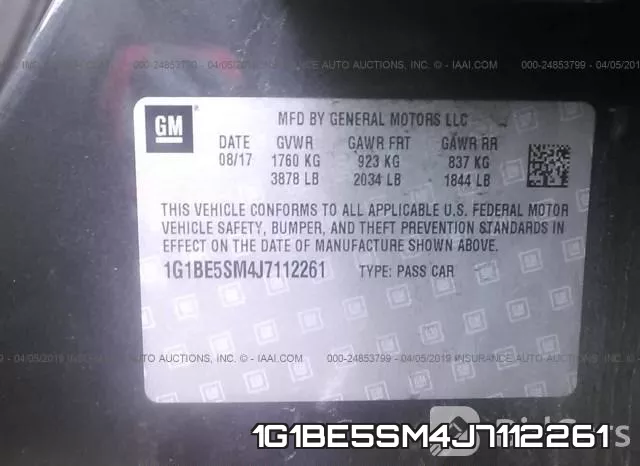 1G1BE5SM4J7112261 фото 10