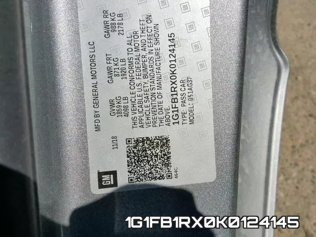1G1FB1RX0K0124145 фото 2