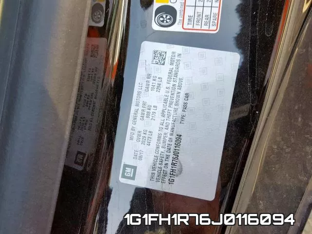 1G1FH1R76J0116094 фото 2