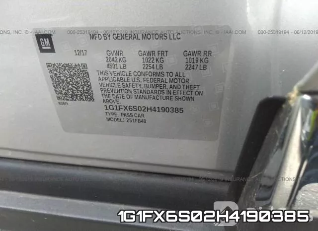 1G1FX6S02H4190385 фото 10