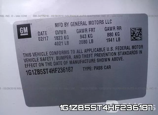 1G1ZB5ST4HF236187 фото 10