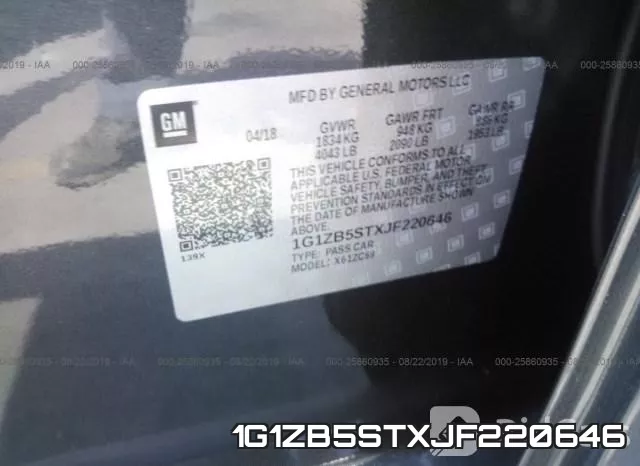 1G1ZB5STXJF220646 фото 10