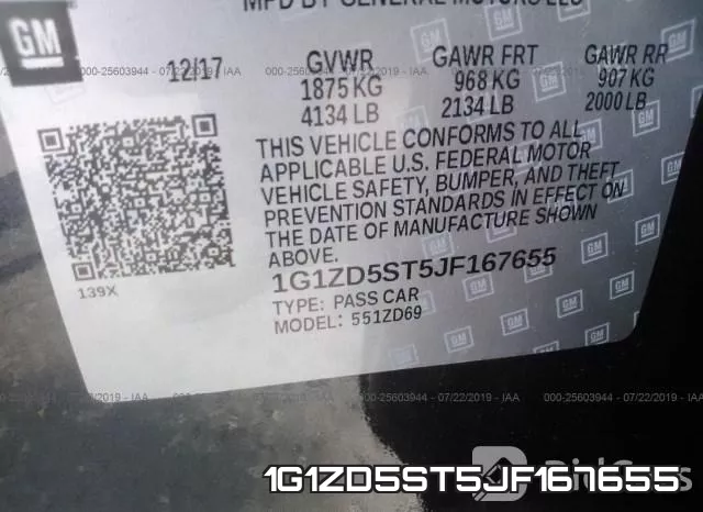 1G1ZD5ST5JF167655 фото 10
