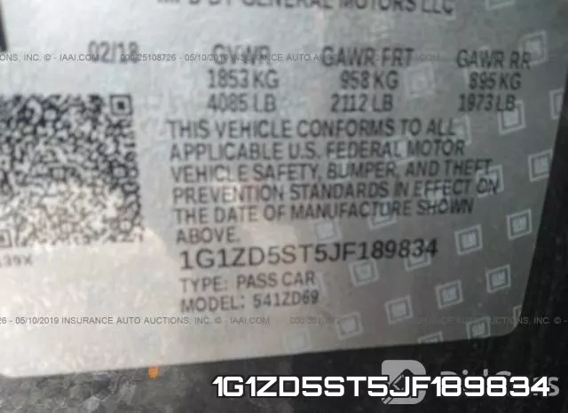 1G1ZD5ST5JF189834 фото 10