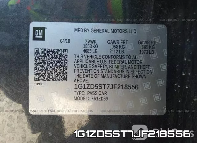 1G1ZD5ST7JF218556 фото 10