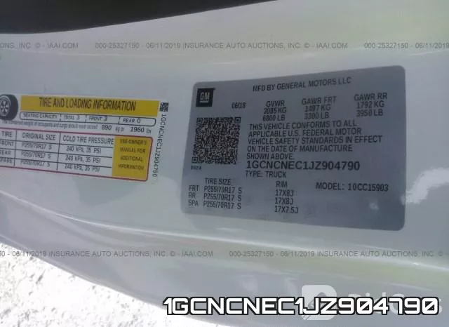 1GCNCNEC1JZ904790 фото 10