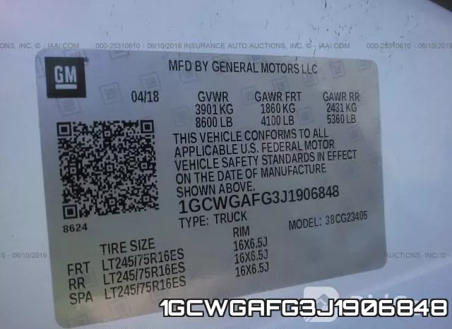 1GCWGAFG3J1906848 фото 10