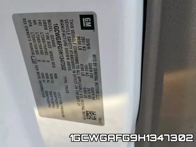 1GCWGAFG9H1347302 фото 2