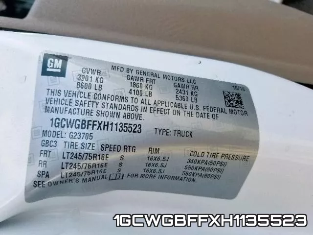 1GCWGBFFXH1135523 фото 2
