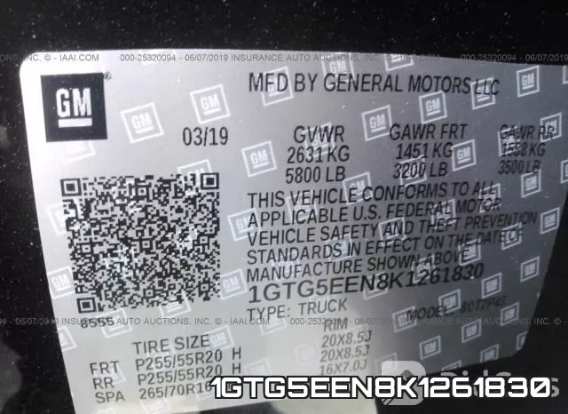 1GTG5EEN8K1261830 фото 10