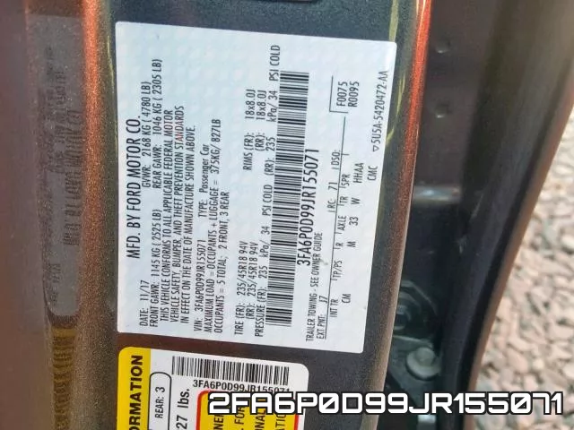 2FA6P0D99JR155071 фото 2