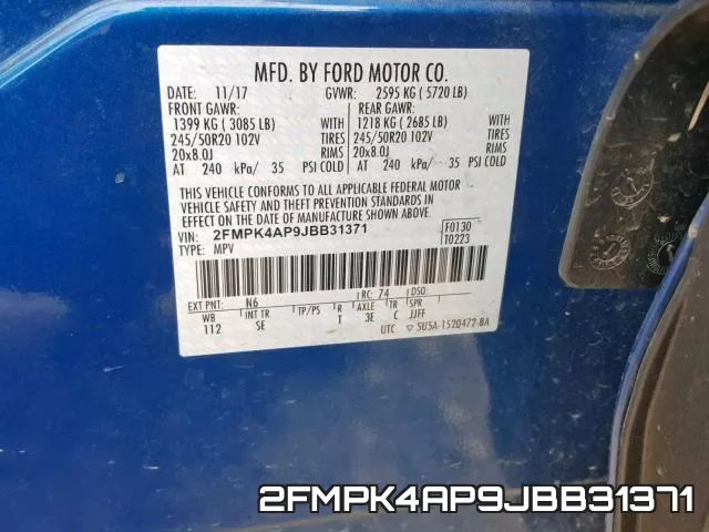 2FMPK4AP9JBB31371 фото 2
