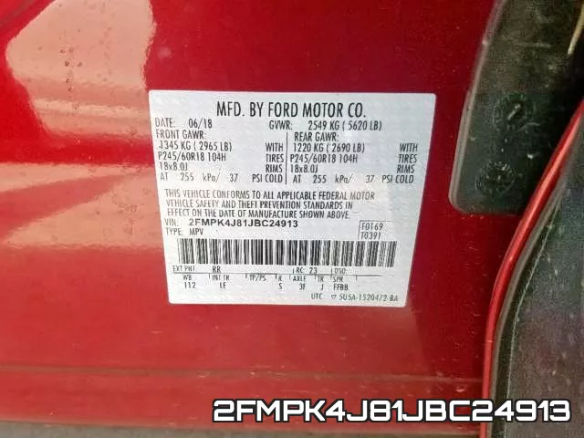 2FMPK4J81JBC24913 фото 2