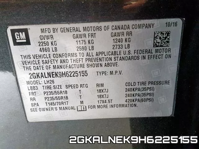 2GKALNEK9H6225155 фото 2