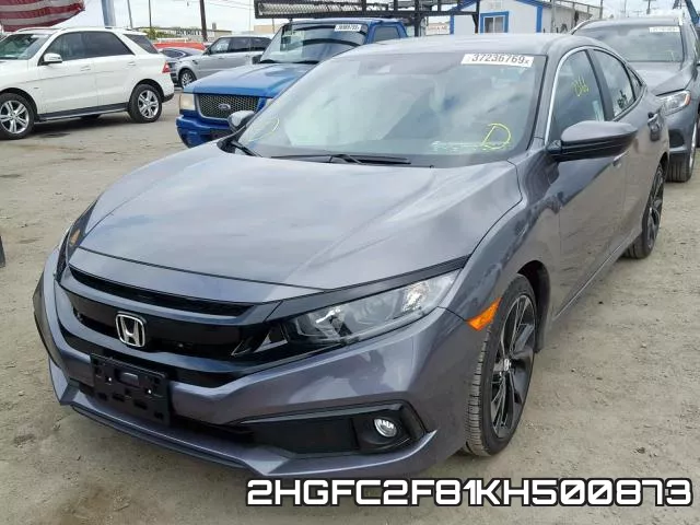 2HGFC2F81KH500873 фото 3