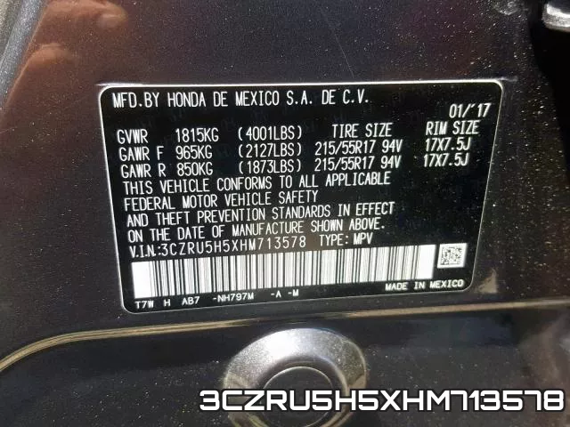 3CZRU5H5XHM713578 фото 2