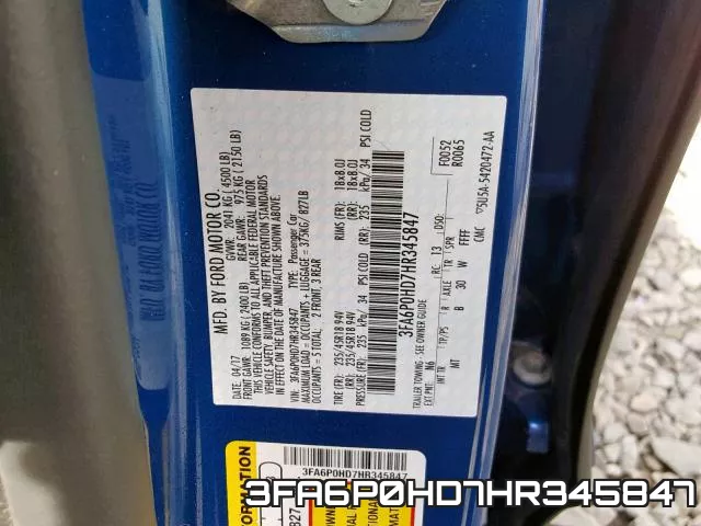 3FA6P0HD7HR345847 фото 2