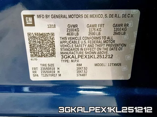 3GKALPEX1KL251212 фото 2