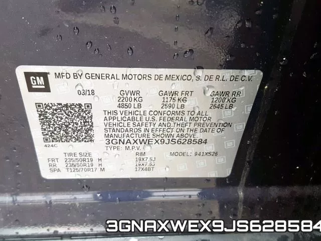 3GNAXWEX9JS628584 фото 2