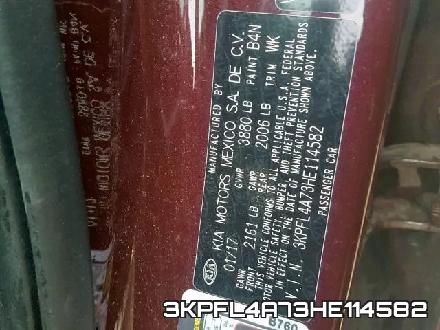 3KPFL4A73HE114582 фото 2