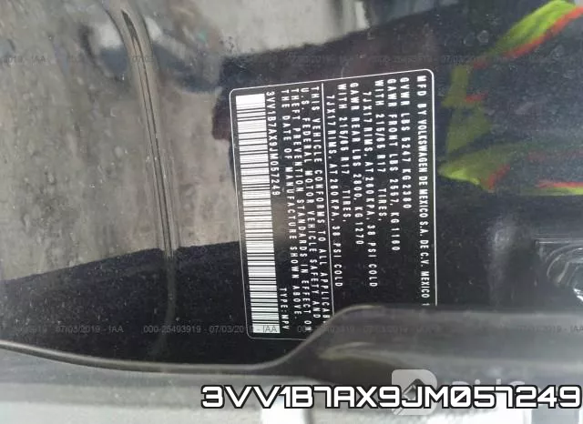 3VV1B7AX9JM057249 фото 10