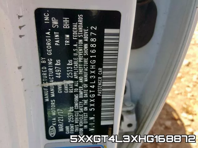 5XXGT4L3XHG168872 фото 2
