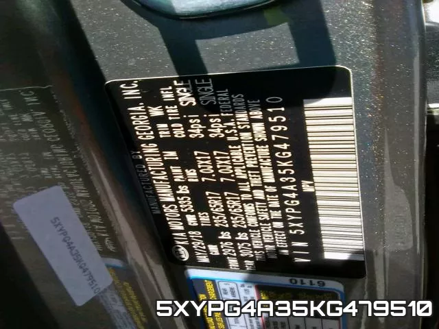 5XYPG4A35KG479510 фото 2
