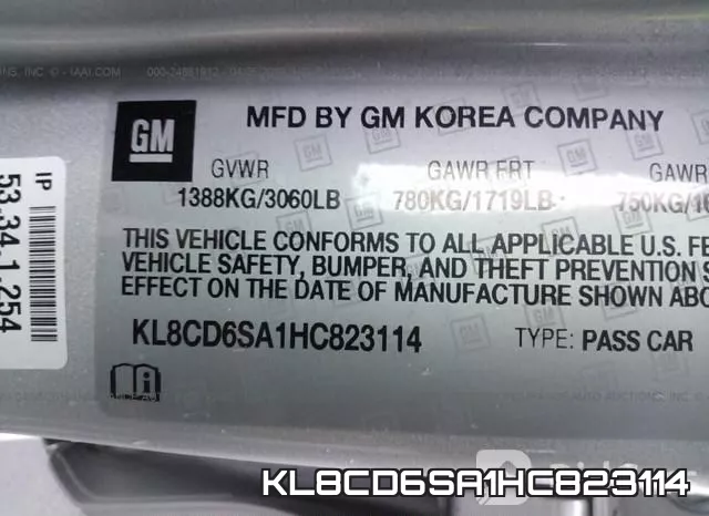KL8CD6SA1HC823114 фото 10
