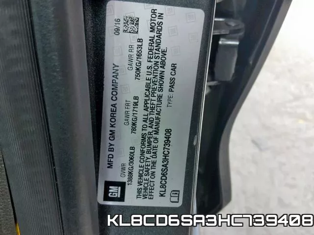 KL8CD6SA3HC739408 фото 2