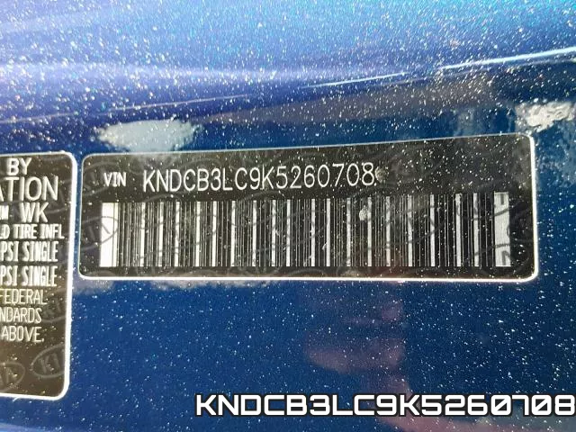 KNDCB3LC9K5260708 фото 2