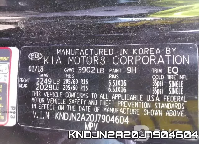 KNDJN2A20J7904604 фото 9