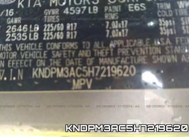 KNDPM3AC5H7219620 фото 10