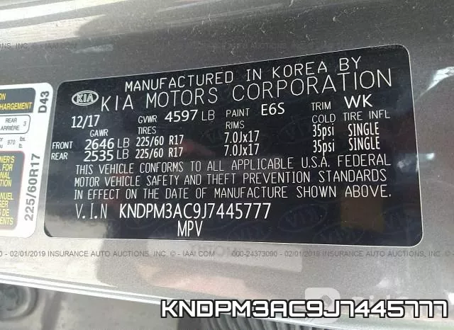 KNDPM3AC9J7445777 фото 10