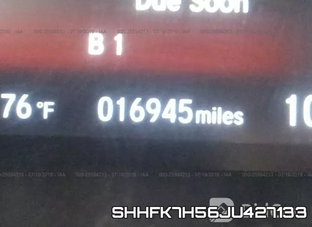 SHHFK7H56JU427133 фото 8