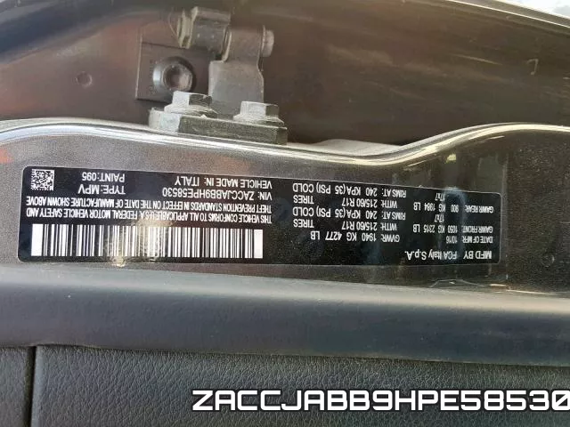 ZACCJABB9HPE58530 фото 2