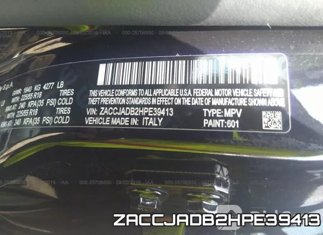 ZACCJADB2HPE39413 фото 10