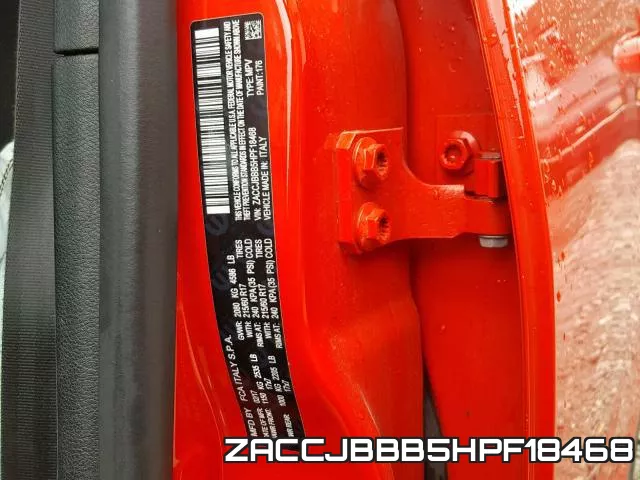 ZACCJBBB5HPF18468 фото 2