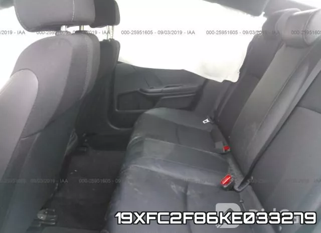 19XFC2F86KE033279 фото 9