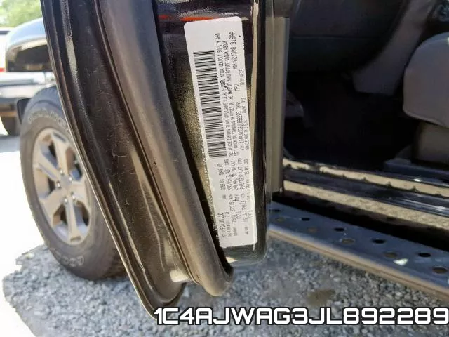 1C4AJWAG3JL892289 фото 2