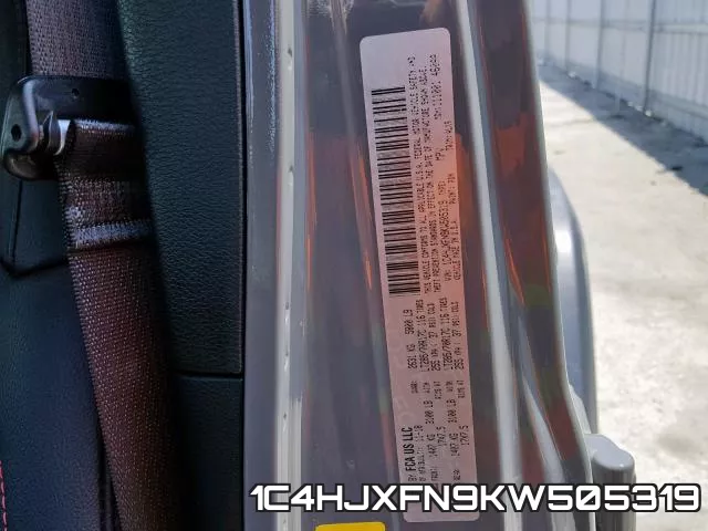 1C4HJXFN9KW505319 фото 2