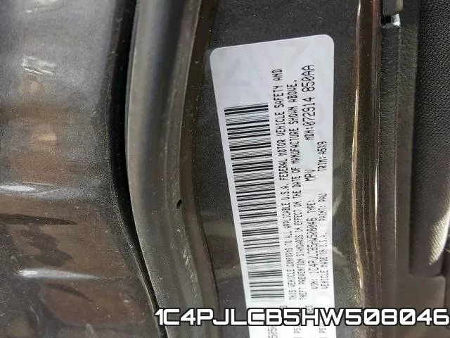 1C4PJLCB5HW508046 фото 2