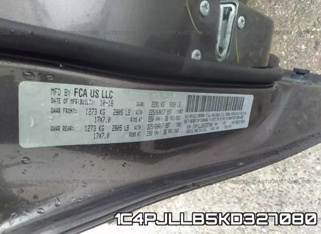 1C4PJLLB5KD327080 фото 10