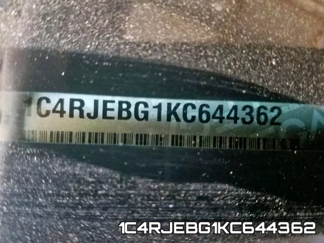 1C4RJEBG1KC644362 фото 2