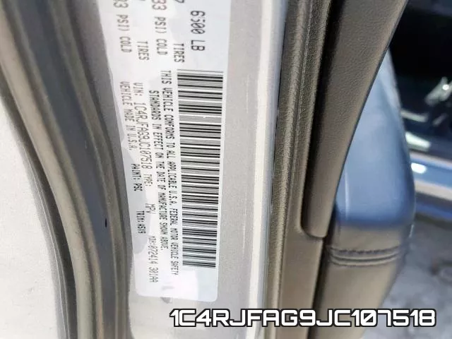 1C4RJFAG9JC107518 фото 2