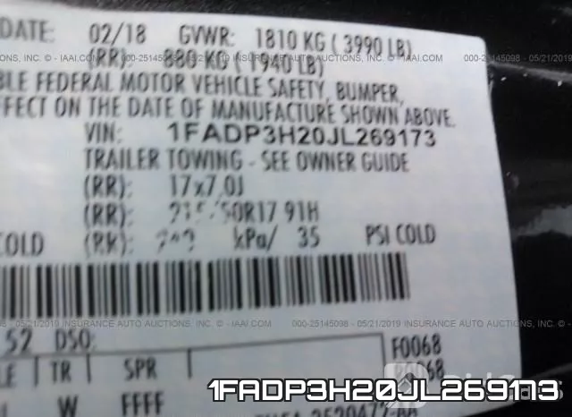 1FADP3H20JL269173 фото 10