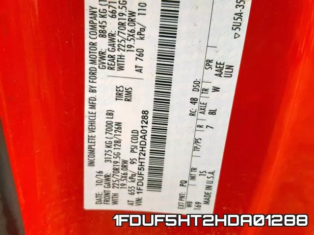 1FDUF5HT2HDA01288 фото 2